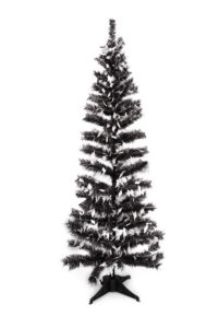 Halloween Decoration-Black Tinsel Pine Trees-Halloween Artificial tree Factory插图