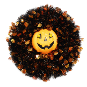 Halloween Wreath-Madder Wreath-Halloween Tinsels garland manufacturers