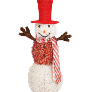 Christmas Tinsel Snowman Decorations-snowman christmas decorations outdoor