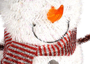 Christmas Tinsel Snowman Decorations-snowman christmas decorations outdoor插图1