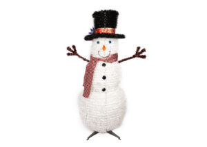 Christmas Tinsel Snowman Decorations-snowman christmas decorations outdoor插图2
