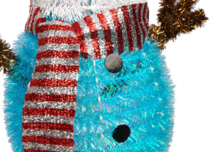 Christmas Tinsel Snowman Decorations-snowman christmas decorations outdoor插图4