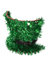 St. Patrick’s Day Leprechaun Hat – Green tinsel Decorations Hat插图2