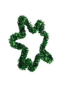 Green Tinsels decoration-St. Patrick’s Day green decoration -PET decorative Garland插图2