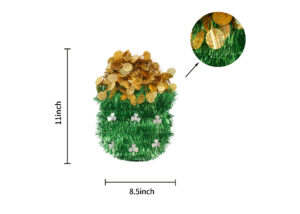 Gold Tinsel Decoration – St. Patrick’s Day & Irish-Themed Celebrations-Leprechaun Treasure Hunts插图1