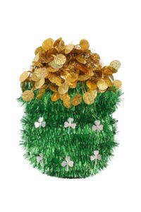 Gold Tinsel Decoration – St. Patrick’s Day & Irish-Themed Celebrations-Leprechaun Treasure Hunts插图