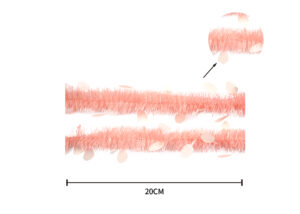 Green Tinsel Strips-2pcs Color Stripes Festival Madder-Easter Decorative Color Strips插图