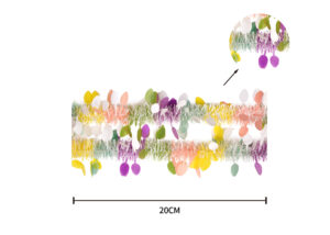 Wool Strips Tassel  Madder- Easter Party decoration Color Strip插图1