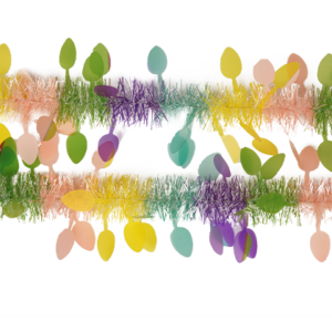 Wool Strips Tassel  Madder- Easter Party decoration Color Strip