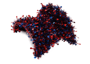 Blue star tinsels Hat—Independence Day festival decoration插图3