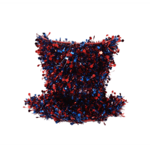 Blue star tinsels Hat—Independence Day festival decoration