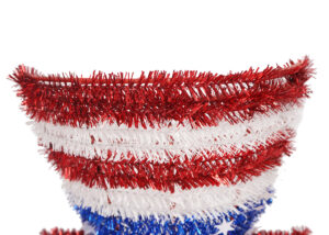 Blue star tinsels Hat—Independence Day festival decoration插图1