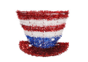 Blue star tinsels Hat—Independence Day festival decoration插图