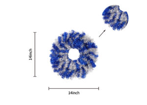 Tinsel Garland Patriotic Tinsel wreath-Independence Day Garland Decoration插图1