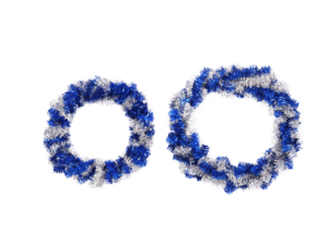 Tinsel Garland Patriotic Tinsel wreath-Independence Day Garland Decoration插图2