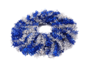 Tinsel Garland Patriotic Tinsel wreath-Independence Day Garland Decoration插图