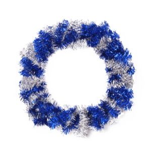 Tinsel Garland Patriotic Tinsel wreath-Independence Day Garland Decoration