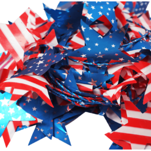 Tinsel Glitter Strip-Patriotic Tinsel Garland-Independence Day Garland Decoration