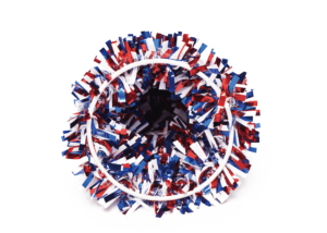 Blue Tinsel Tabletop Tree-Independence Day table top tree decoration插图3