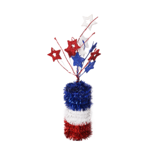 Table Decorations with Star for Independence Day Party- Table Top Tinsel ornaments