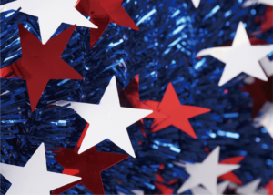 Blue&white artificial trees-Star Pop Up Tree-Independence Day festival decoration插图3