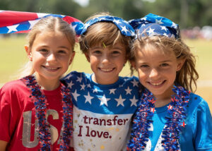 Independence Day festival decoration
