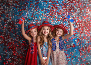 Independence Day party tinsels decoration
