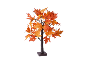 Light Up Maple Leaf Lamp Tree-Tabletop Maple Tree Lamp for Thanksgiving Fall Home Decoration插图2