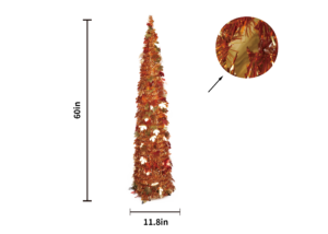 tinsel pop up tree for Harvest day- artificial silk plants trees -HSENLIFE festival decoration插图1