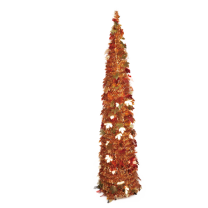 tinsel pop up tree for Harvest day- artificial silk plants trees -HSENLIFE festival decoration