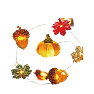 Thanksgiving Decoration-Acorn 3D Pumpkin Maple Leaf String Lights