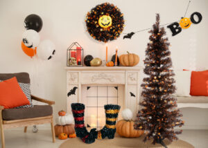 Halloween Decorations-Tinsel Boots Festival decoration-Halloween party tinsels decoration插图2