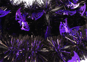 Halloween Tinsel Garland Bat-Halloween Tinsels wreaths Factory-Tinsels wreaths suppliers插图3