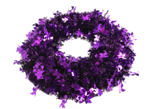 Halloween Wreath Festival Purple-Halloween Tinsels wreaths OEM-Festival decoration插图1
