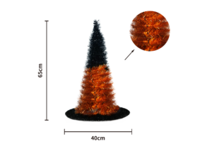 Halloween Witch Hat Hanging Decor-Halloween party tinsels decoration-HSENLIFE插图