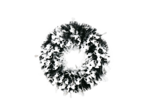 Tinsel halloween wreath-Shiny Halloween Tinsel Garland-Tinsels wreaths Factory插图3