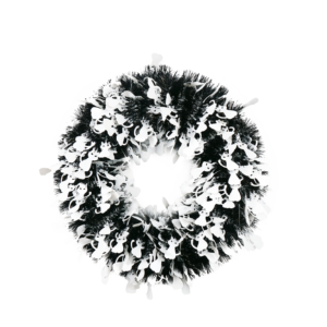 Tinsel halloween wreath-Shiny Halloween Tinsel Garland-Tinsels wreaths Factory