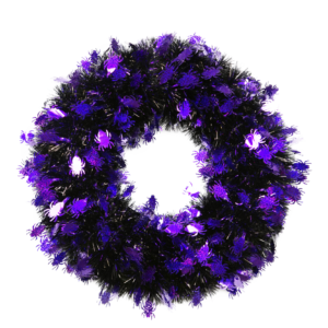 Halloween Tinsel Garland Bat-Halloween Tinsels wreaths Factory-Tinsels wreaths suppliers