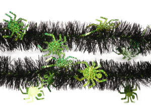 Halloween Tinsel Pumpkin Garland-tinsel garland wreath-orange garland tinsel插图3