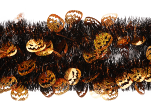 Halloween Tinsel Pumpkin Garland-tinsel garland wreath-orange garland tinsel插图1