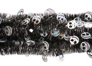 Halloween Tinsel Pumpkin Garland-tinsel garland wreath-orange garland tinsel插图2