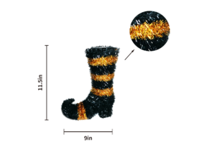 Halloween Decorations-Tinsel Boots Festival decoration-Halloween party tinsels decoration插图