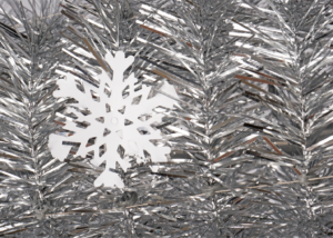 Snowflake Sequin Christmas Trees-Skinny Pencil Tree with snow Sequins-Christmas Artificial tree OEM插图3