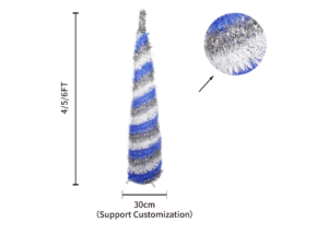 Artificial tree suppliers-Christmas Pop up trees OEM-artificial christmas tree skirt插图