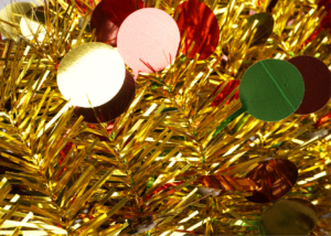 Golden Tinsel Christmas Tree-Artificial tree manufacturers-Christmas Artificial tree OEM插图2