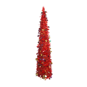 outdoor pop up christmas tree-Artificial tree OEM HSENLIFE-Red 6ft artificial trees