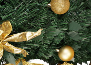 Ribbon and Bow for Christmas Tree-Christmas artificial tree-tinsel pop up tree插图5