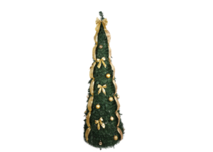 Ribbon and Bow for Christmas Tree-Christmas artificial tree-tinsel pop up tree插图4