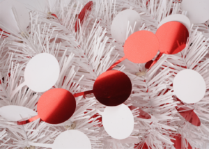 Collapsible Tinsel Christmas Tree-Artificial Tree with circular Sequins-Christmas Pop up trees Factory插图2