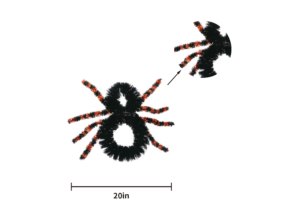 Halloween spider decorations-Halloween Festival decoration OEM-HSENLIFE插图